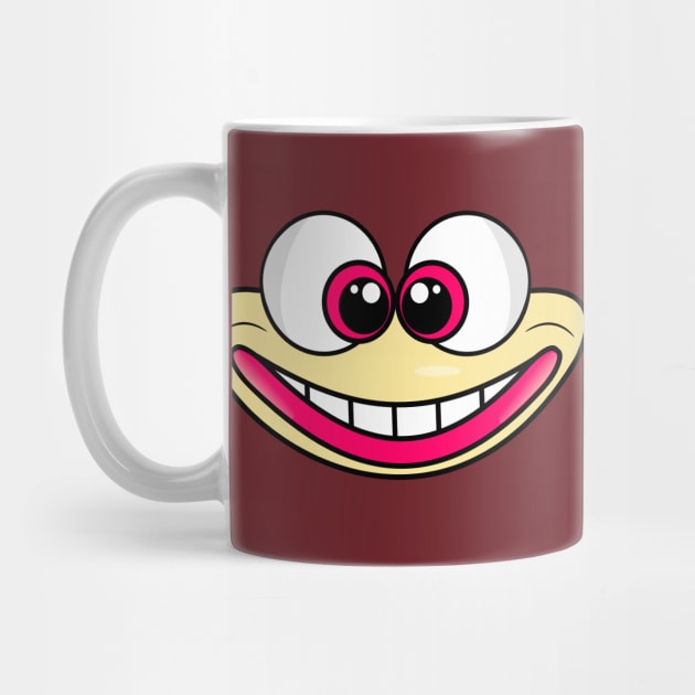 Happy Smiling Funny Face Cartoon Emoji by AllFunnyFaces